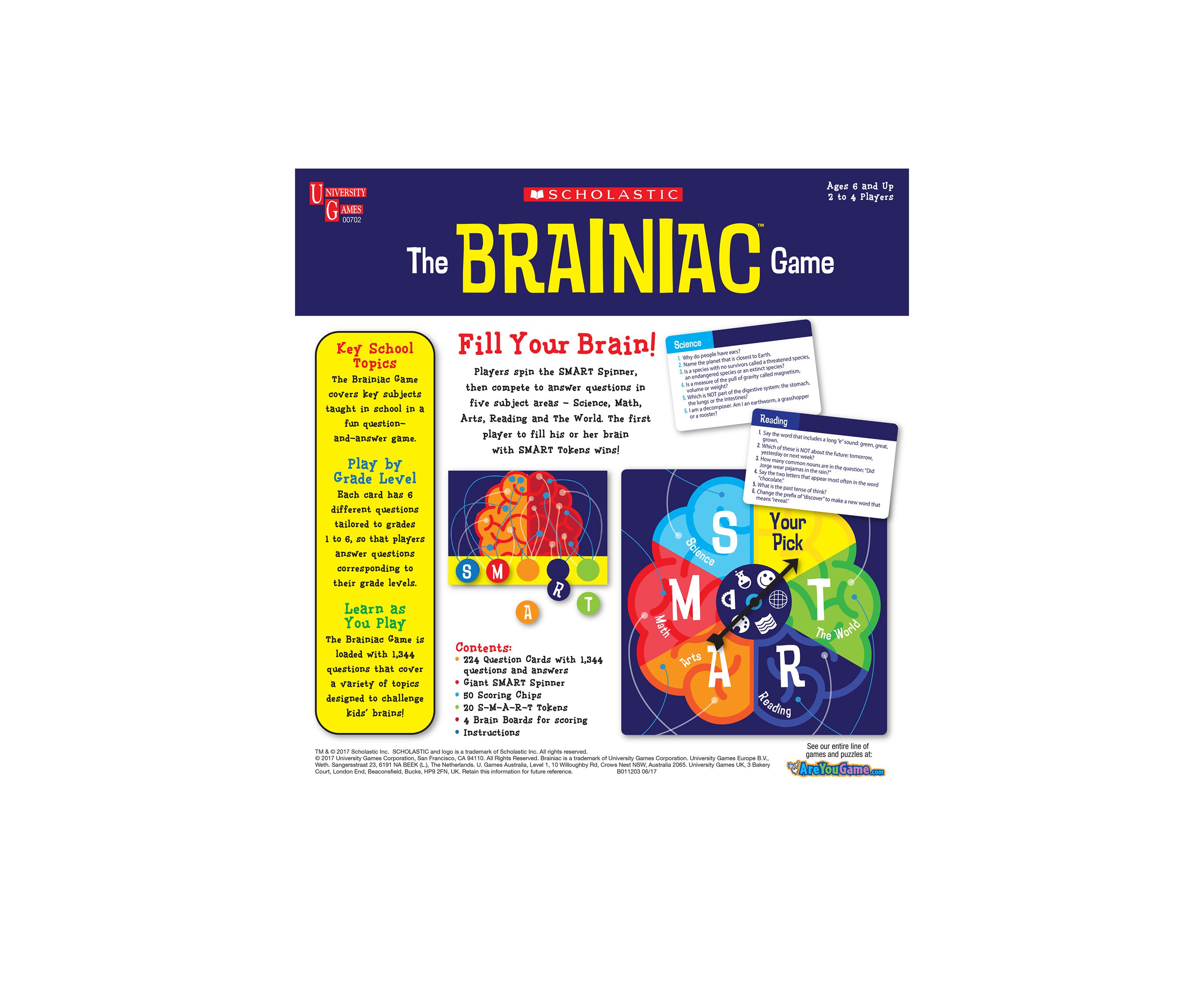 Scholastic - The Brainiac Game