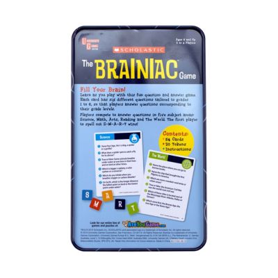 Scholastic - The Brainiac Game Tin