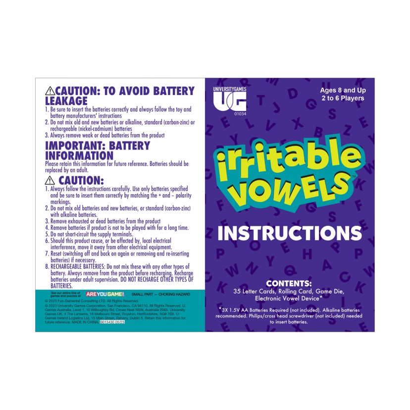 Irritable Vowels