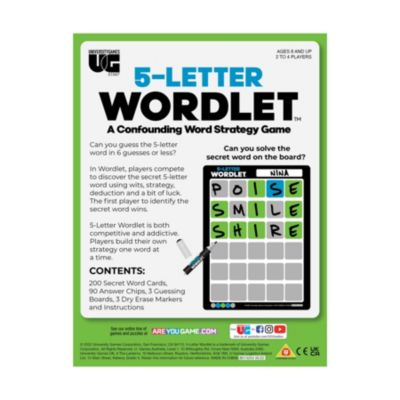 5-Letter Wordlet - A Confounding Word Strategy Game