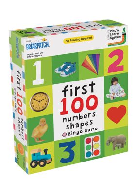 First 100 Numbers Shapes Bingo Game