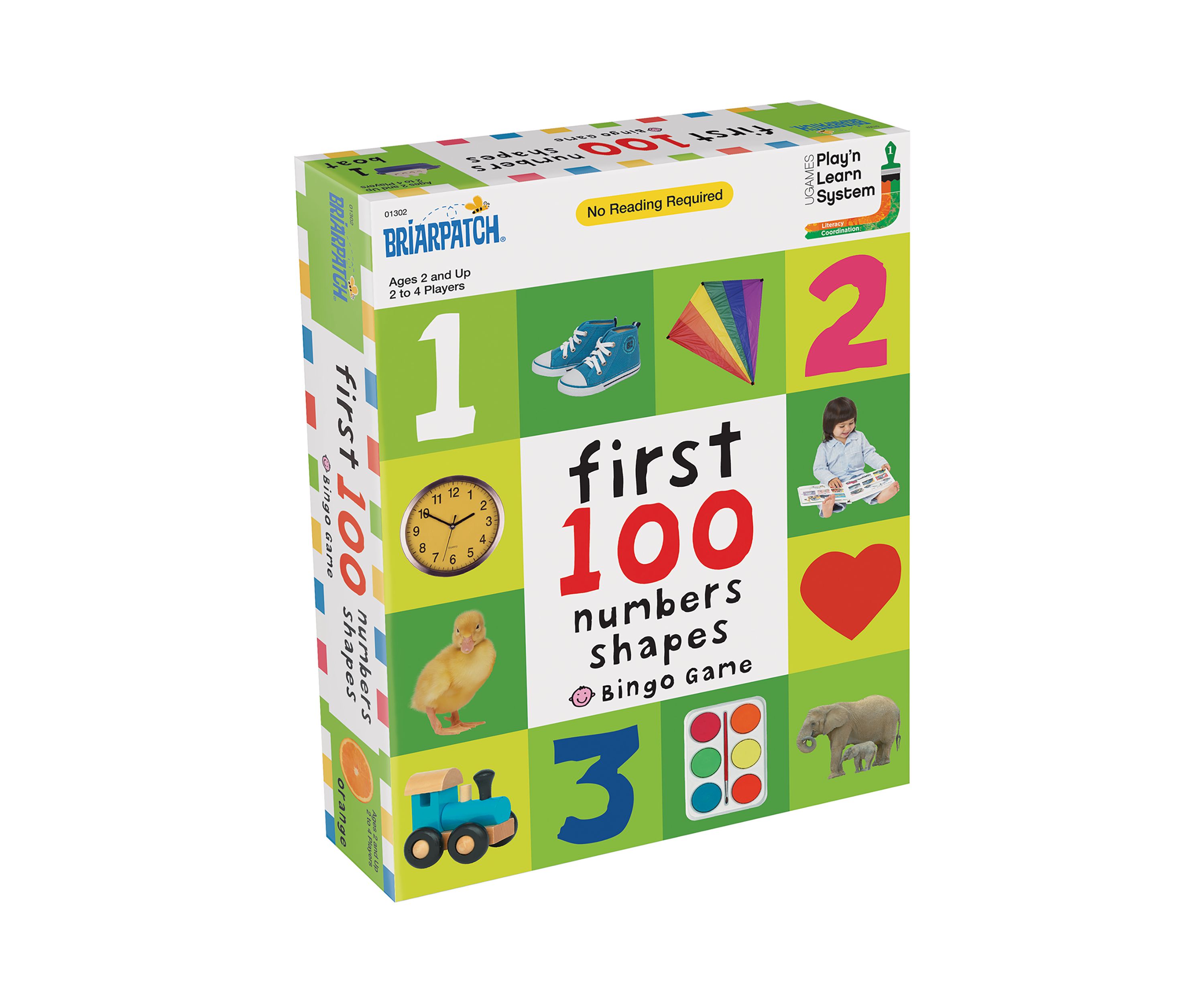 First 100 Numbers Shapes Bingo Game