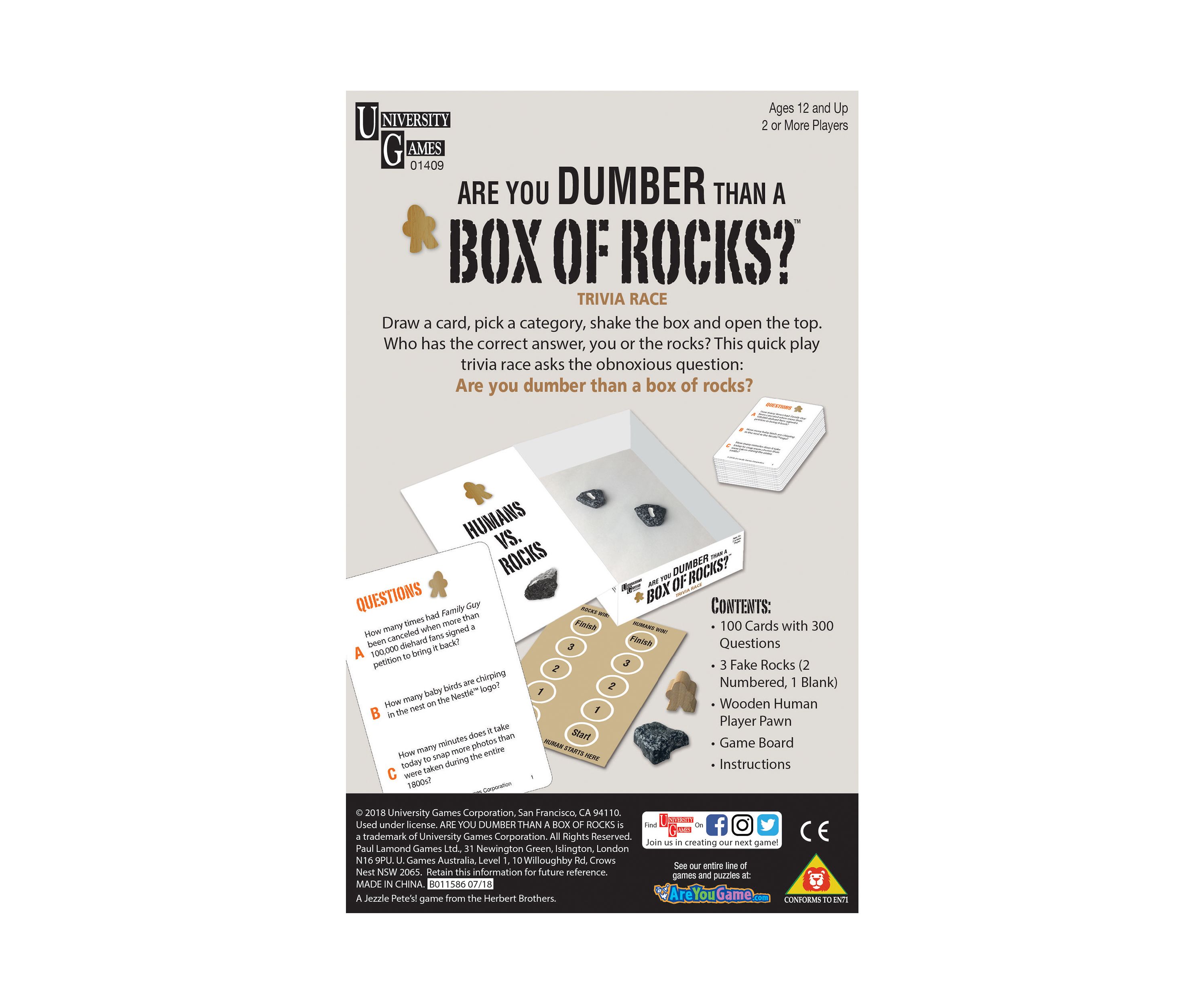 Are You Dumber than a Box of Rocks?