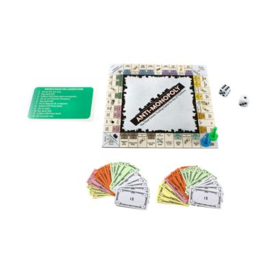 Anti-Monopoly Game Travel Tin
