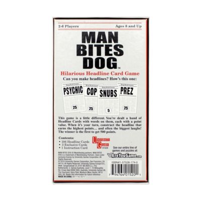 Man Bites Dog Card Game