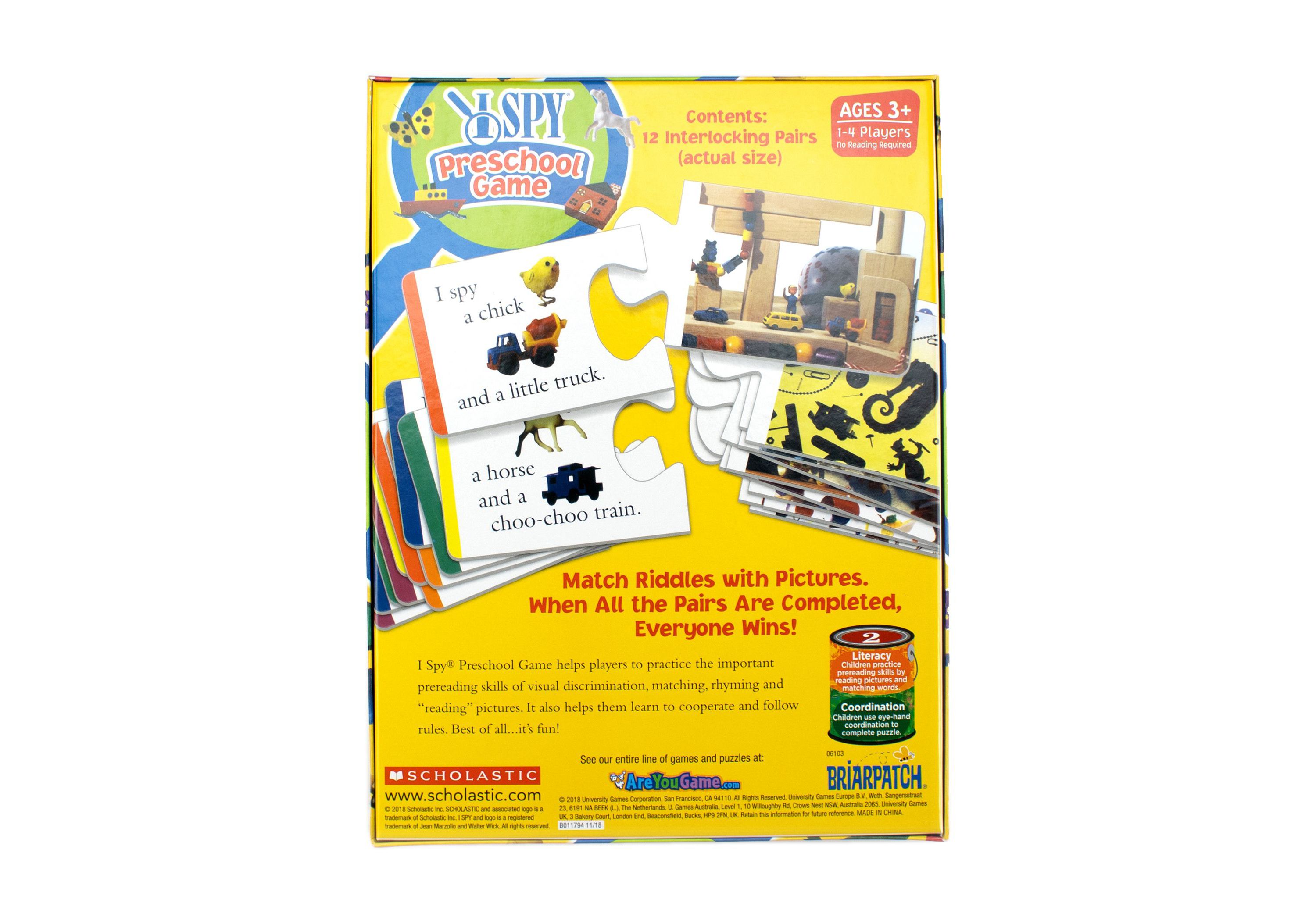 I Spy Preschool Game