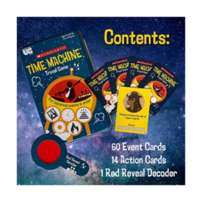 Scholastic Time Machine Travel Game Tin