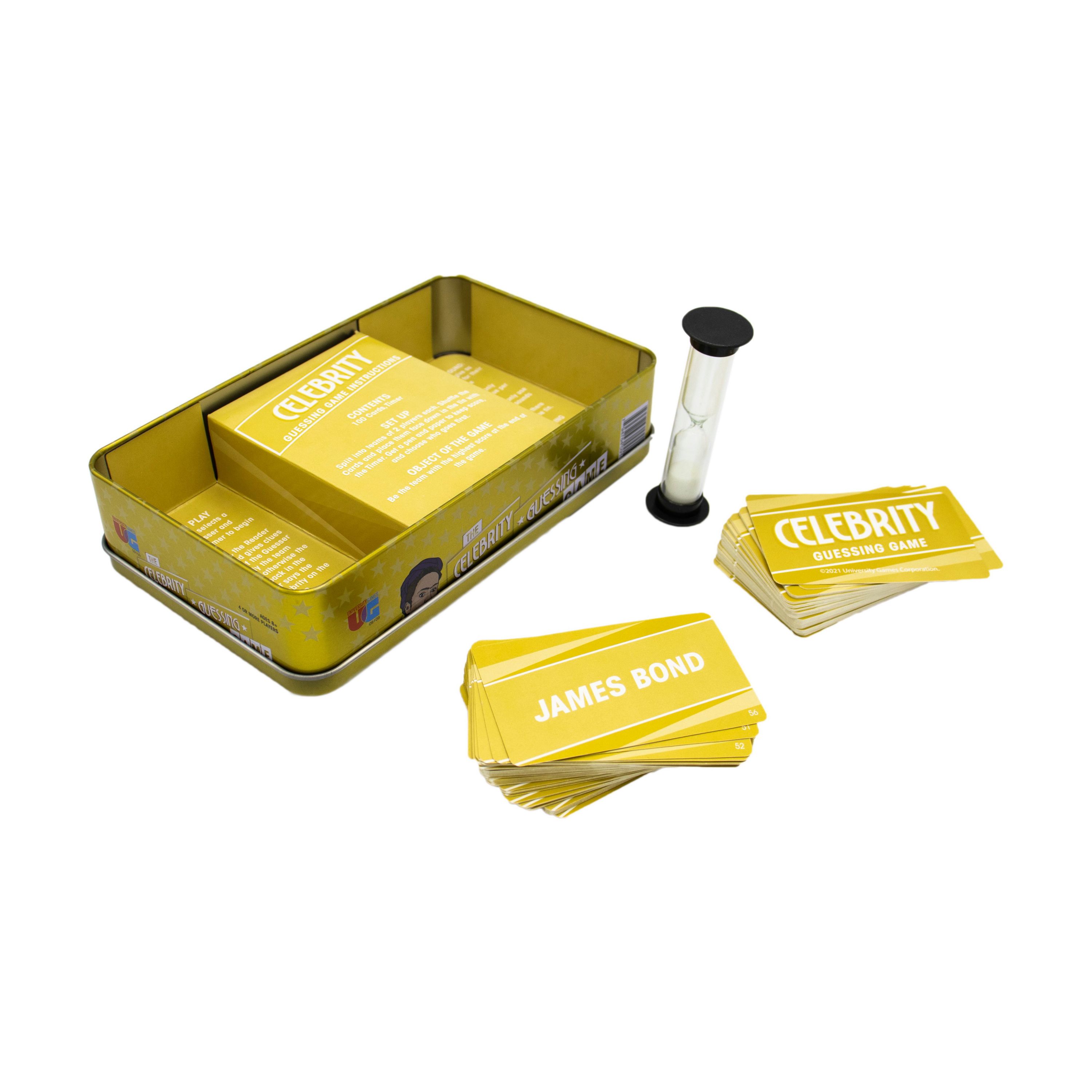 The Celebrity Guessing Game Tin