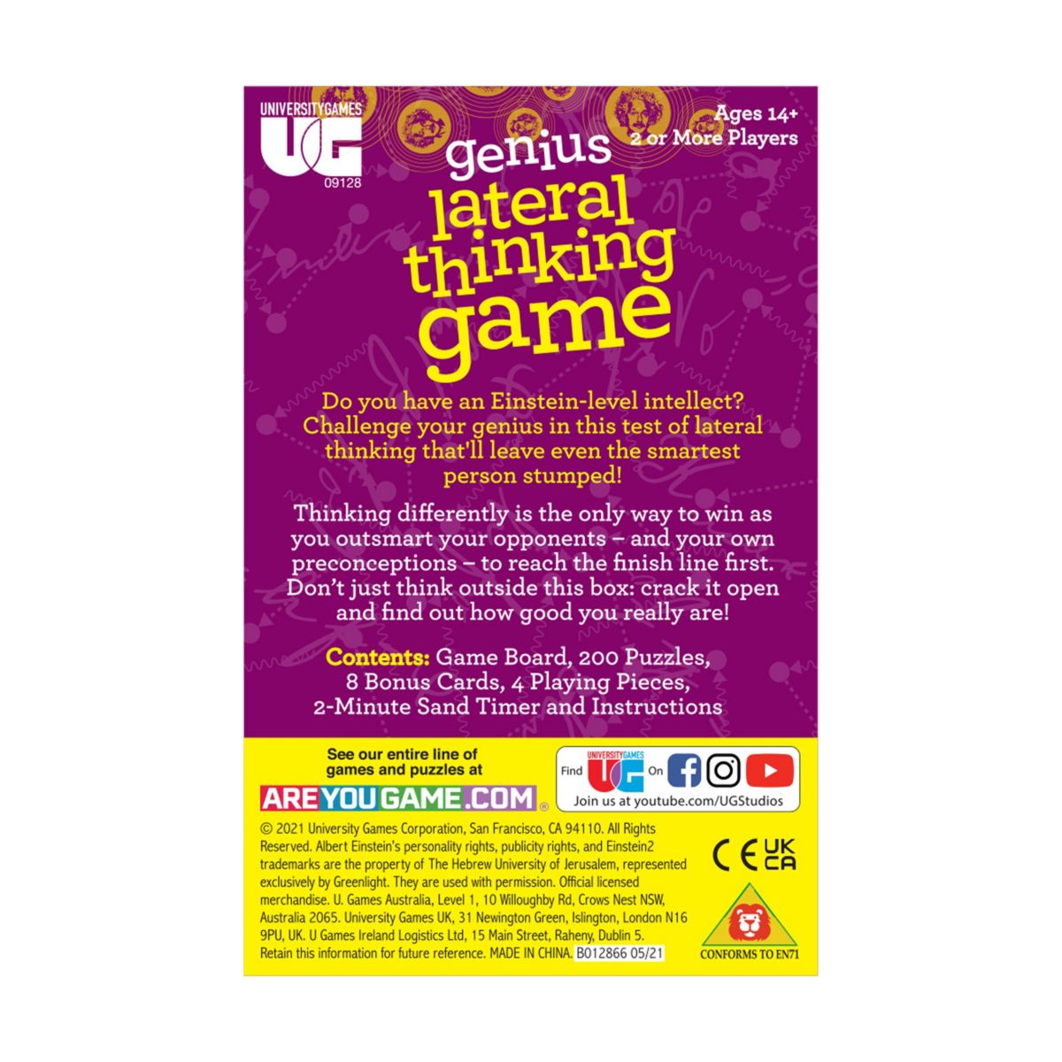 Einstein Genius Lateral Thinking Game
