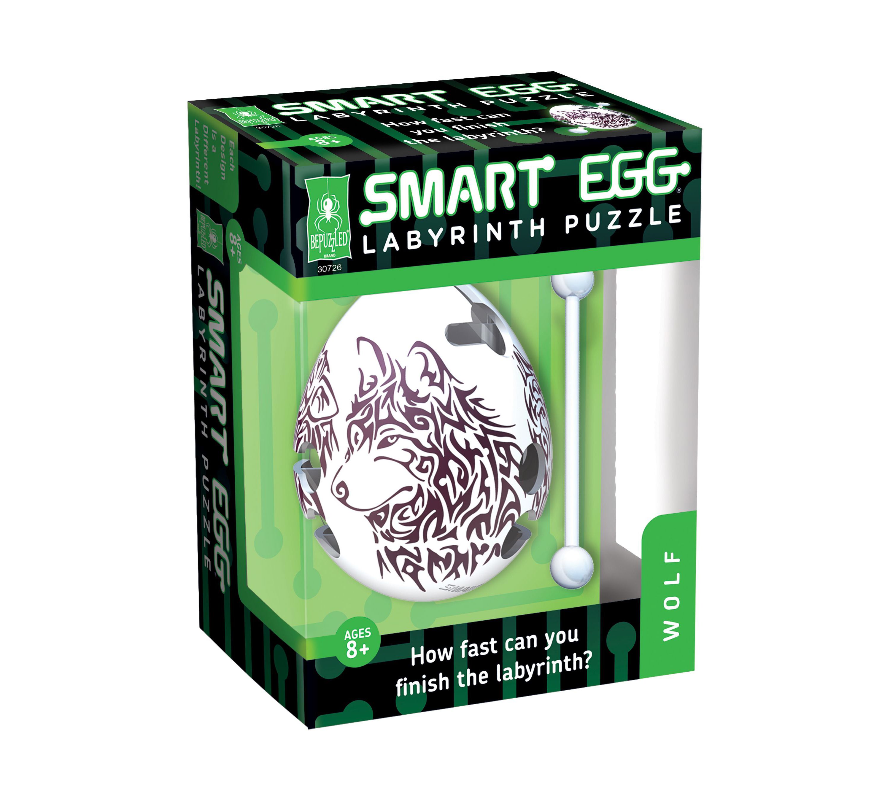 Smart Egg Labyrinth Puzzle - Wolf