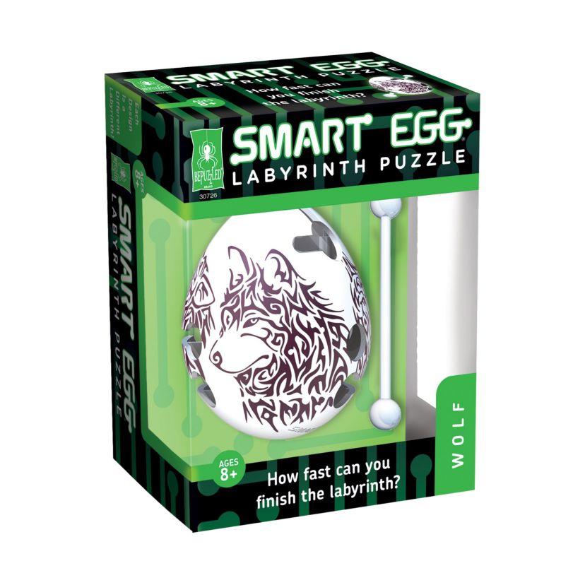 Smart Egg Labyrinth Puzzle - Wolf