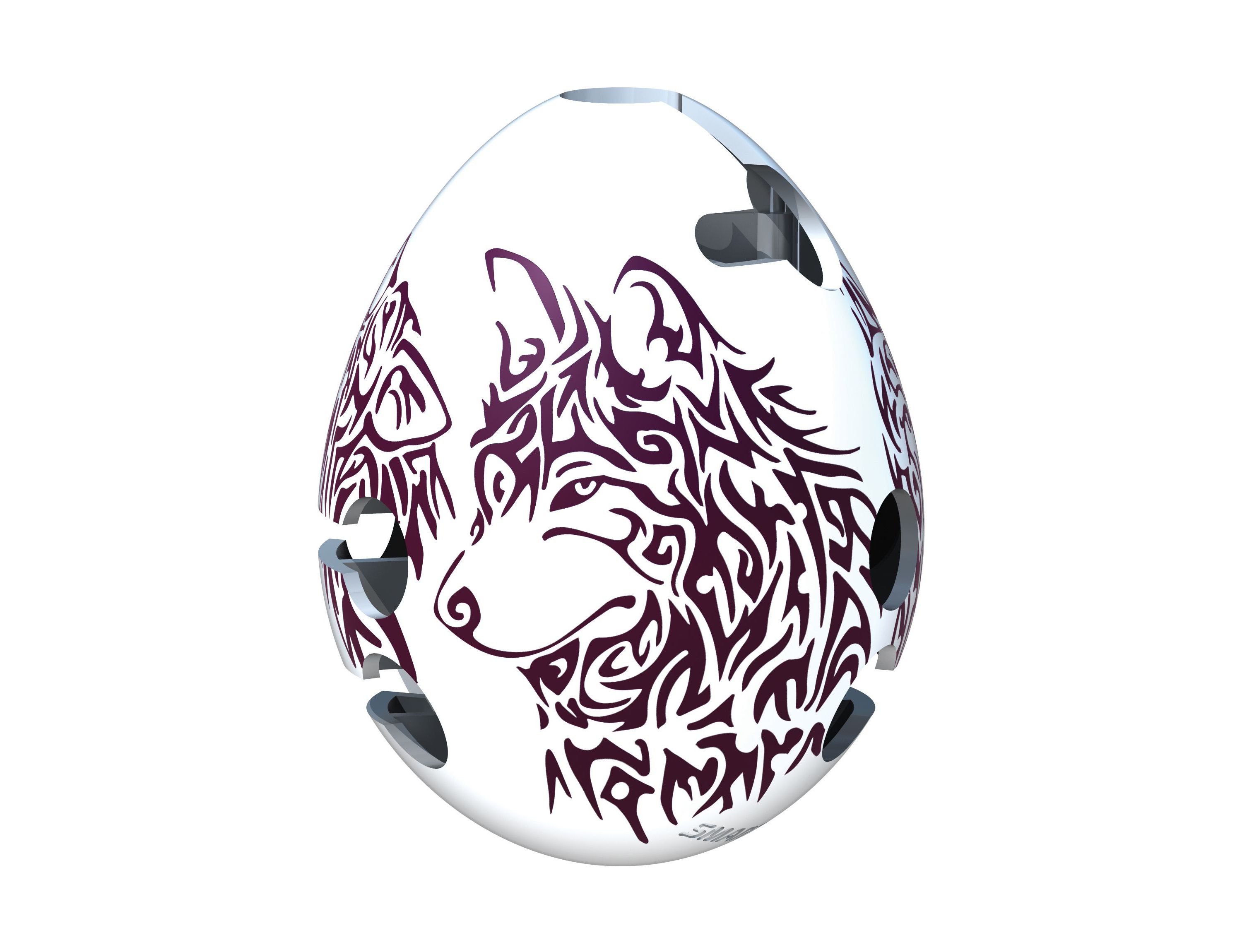 Smart Egg Labyrinth Puzzle - Wolf