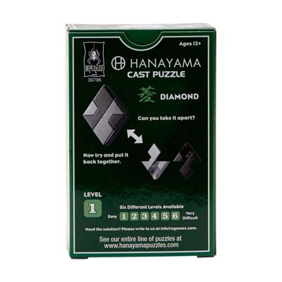 Hanayama Level 1 Cast Puzzle - Diamond