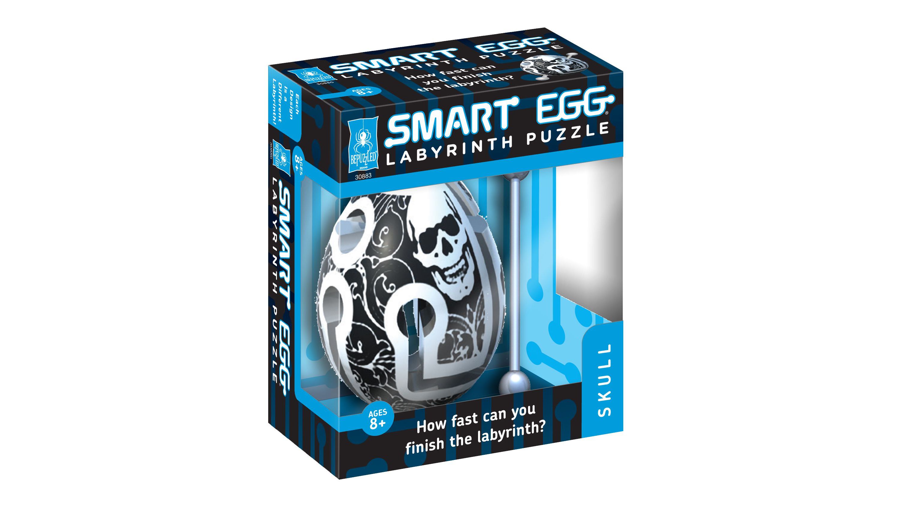 Smart Egg Labyrinth Puzzle - Skull