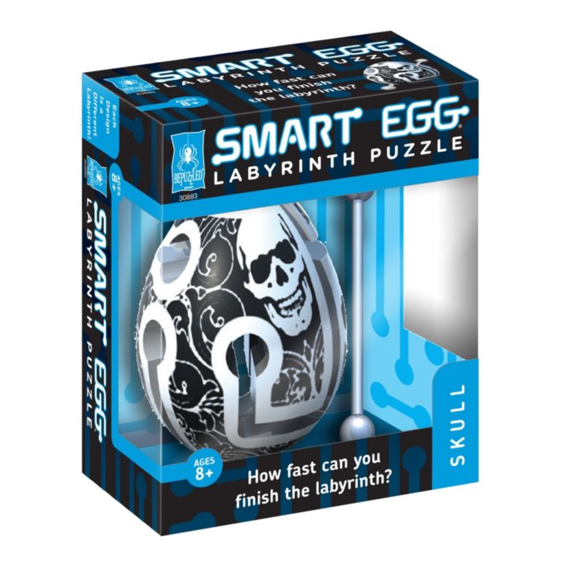 Smart Egg Labyrinth Puzzle - Skull