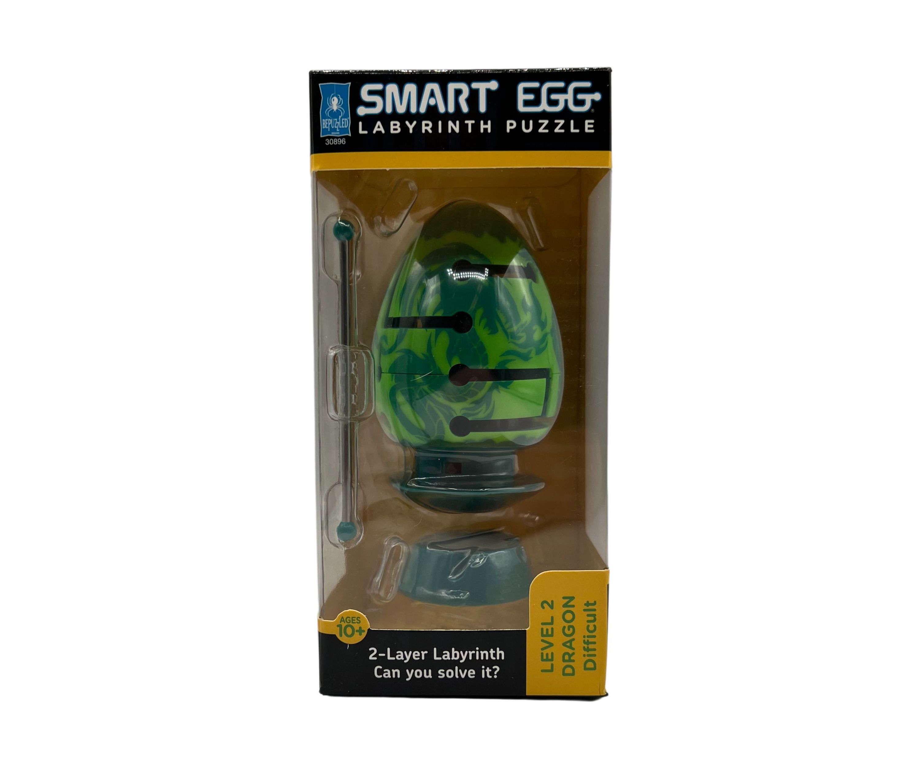 Smart Egg 2-Layer Labyrinth Puzzle - Green Dragon: Difficult