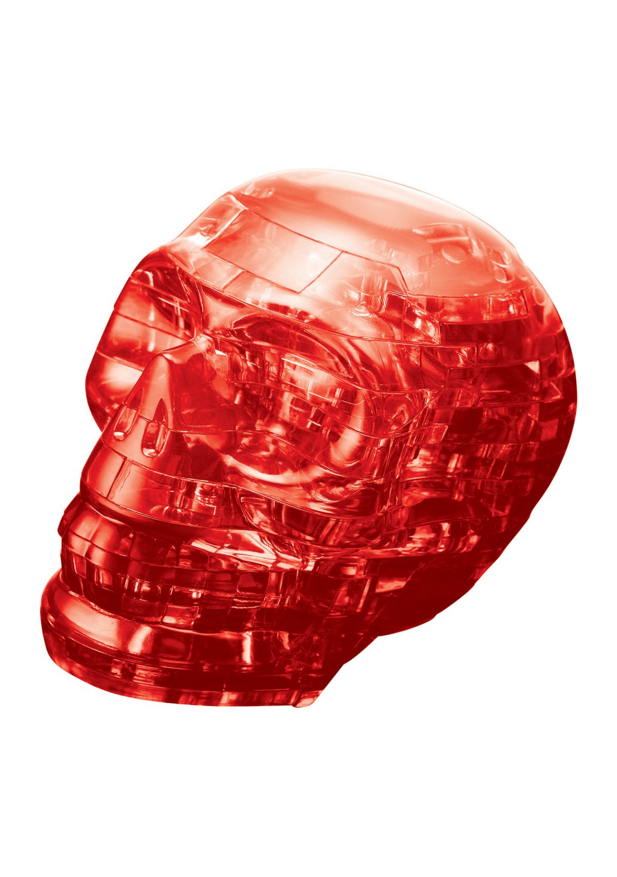 3D Crystal Puzzle - Skull (Red): 48 Pcs