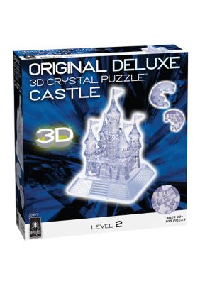 3D Crystal Puzzle - Castle: 105 Pieces