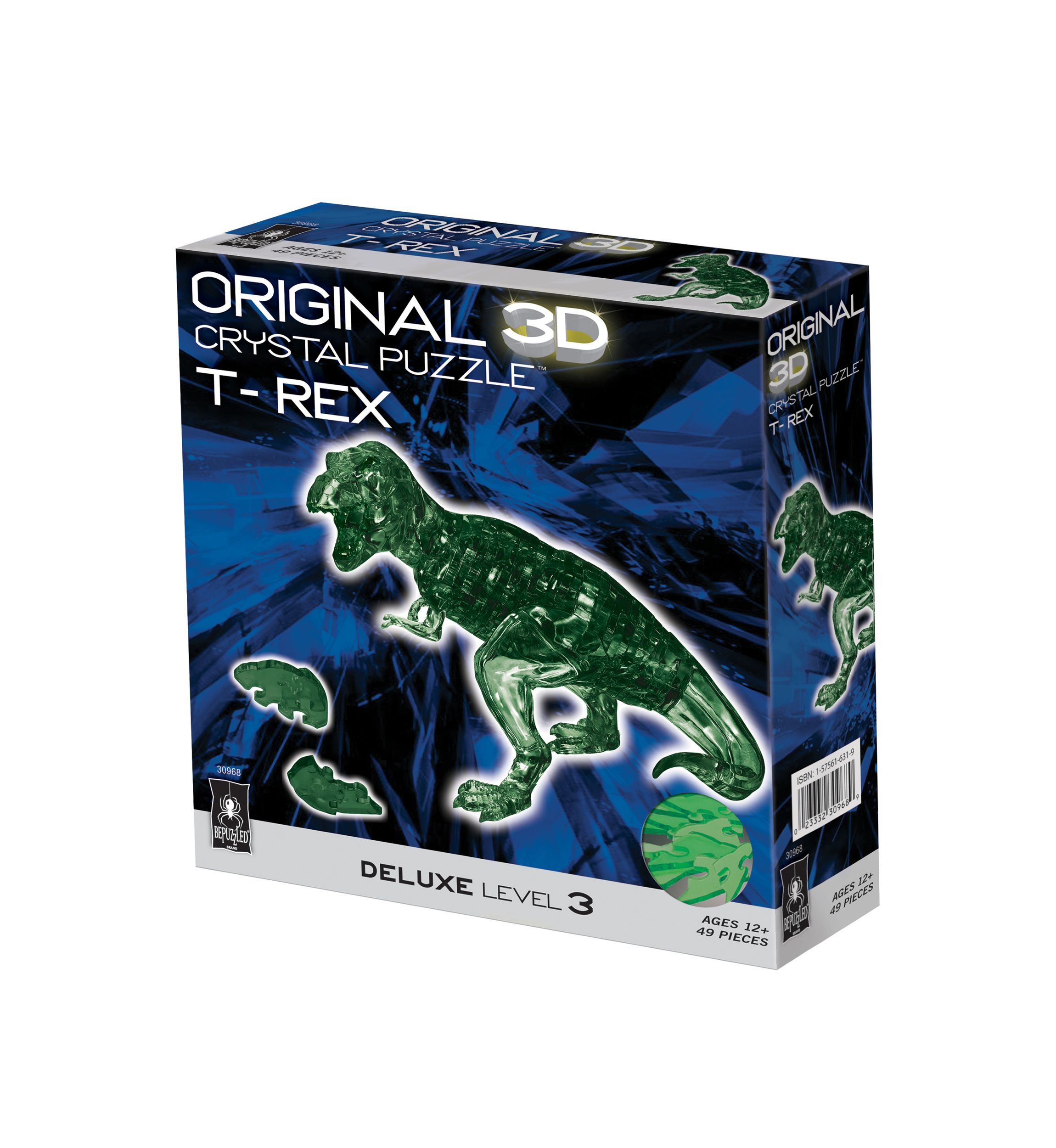 3D Crystal Puzzle - T-Rex: 49 Pieces
