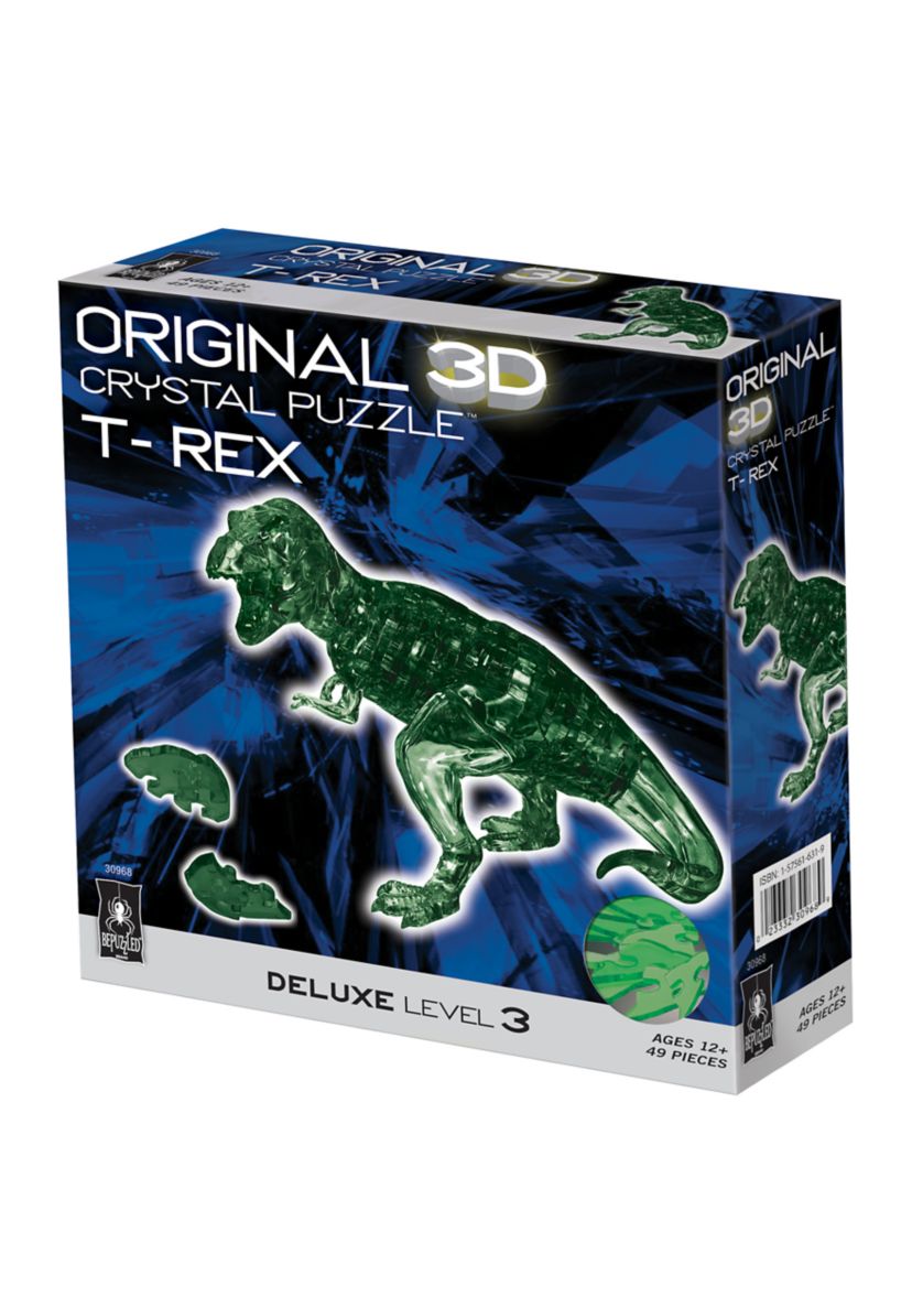 3D Crystal Puzzle - T-Rex: 49 Pieces