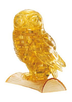 3D Crystal Puzzle - Owl: 42 Pcs