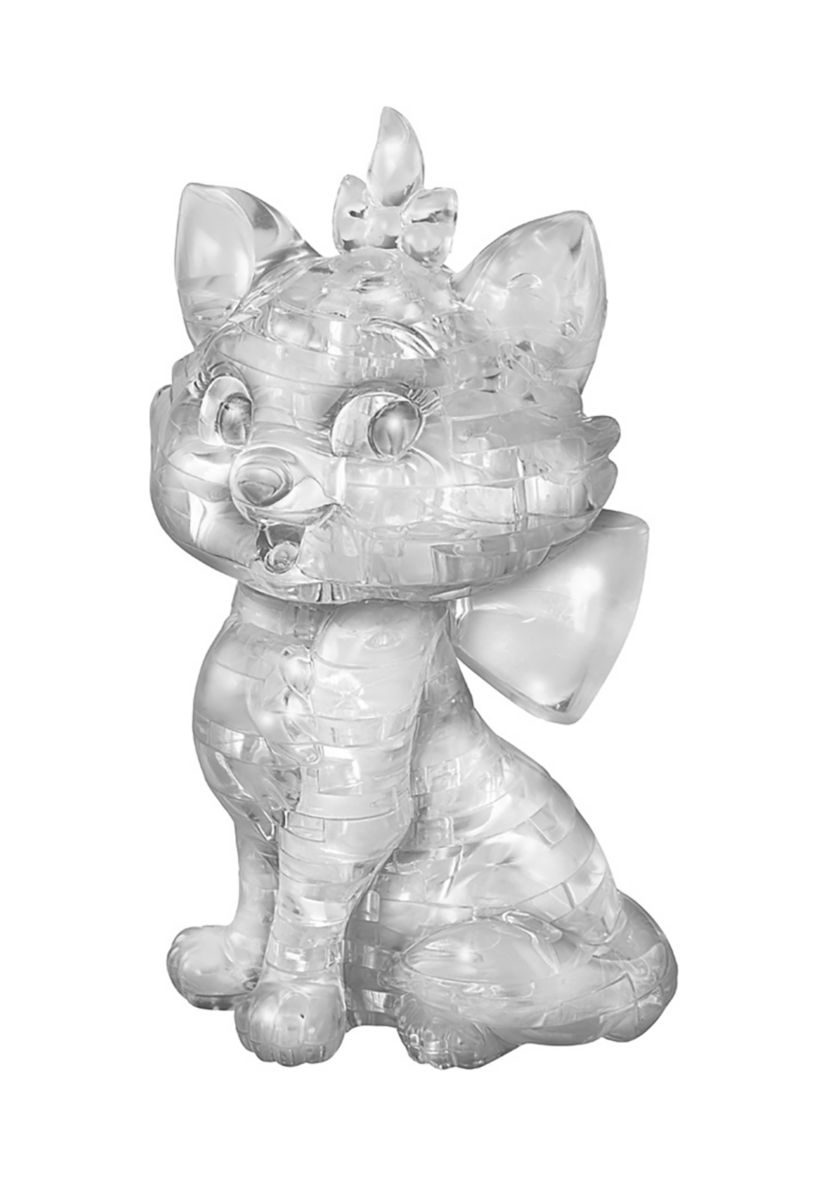 3D Crystal Puzzle - Disney Marie (White): 45 Pcs