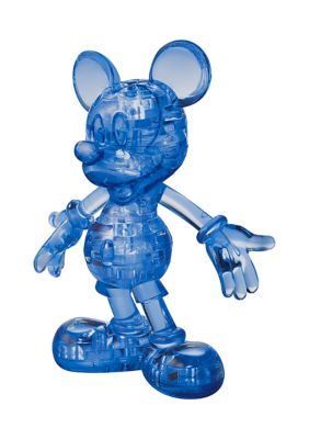 3D Crystal Puzzle - Disney Mickey Mouse (Dark Blue): 37 Pcs