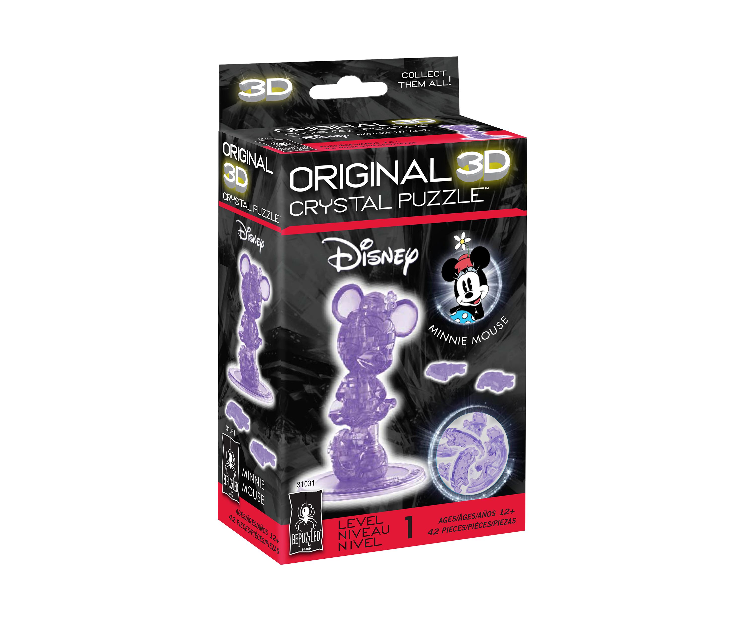3D Crystal Puzzle - Disney Minnie Mouse, 2nd Edition: 42 Pcs