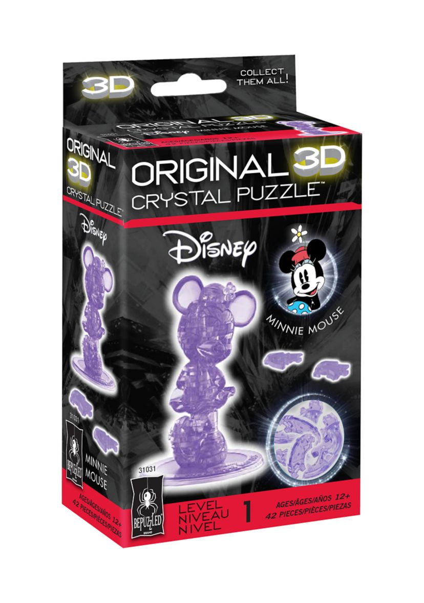 3D Crystal Puzzle - Disney Minnie Mouse, 2nd Edition: 42 Pcs