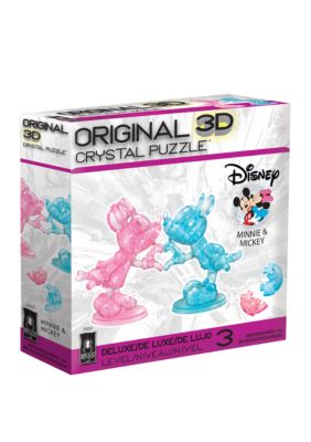 68 Piece Disney Minnie and Mickey 3D Crystal Puzzle
