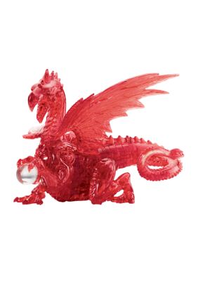 3D Crystal Puzzle - Dragon (Red): 56 Pieces