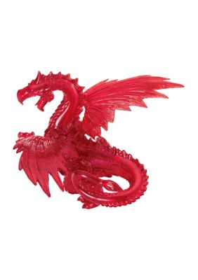 3D Crystal Puzzle - Dragon (Red): 56 Pieces