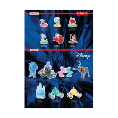 3D Crystal Puzzle - Peanuts Snoopy & Charlie Brown: 77 Pcs