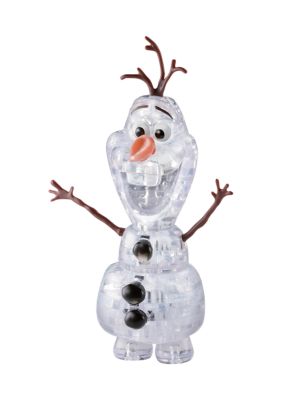 3D Crystal Puzzle - Disney Frozen II - Olaf the Snowman: 39 Pcs
