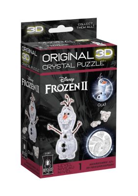 3D Crystal Puzzle - Disney Frozen II - Olaf the Snowman: 39 Pcs