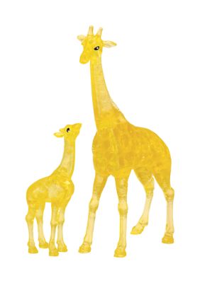 3D Crystal Puzzle - Giraffe and Baby: 38 Pcs