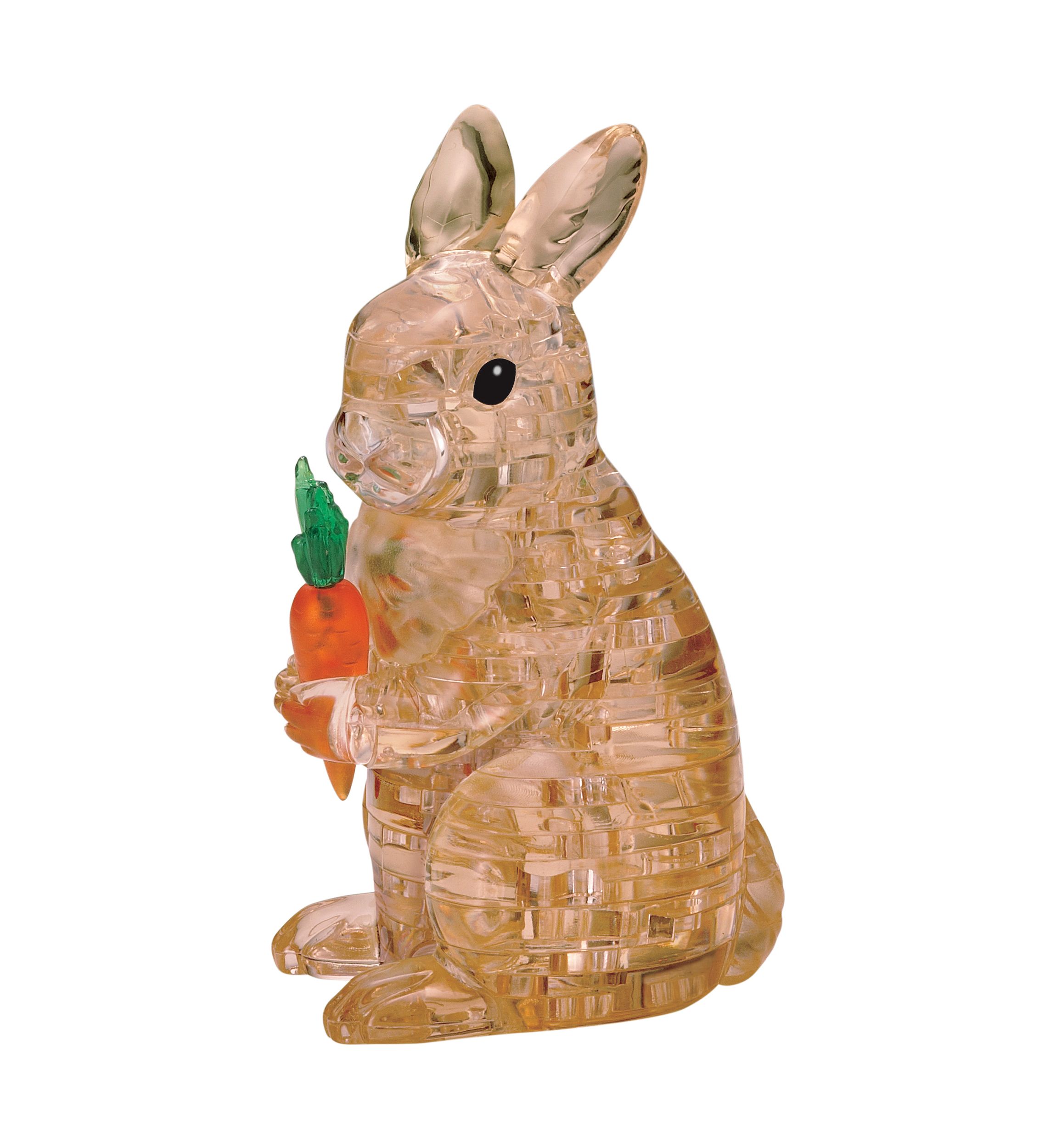 3D Crystal Puzzle - Rabbit: 43 Pcs