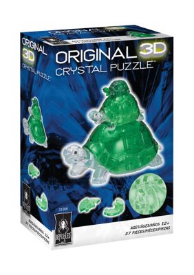 3D Crystal Puzzle - Turtles: 37 Pcs