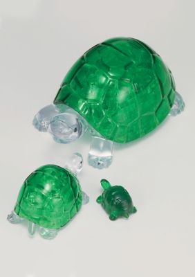 3D Crystal Puzzle - Turtles: 37 Pcs