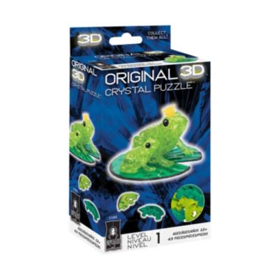 3D Crystal Puzzle - Frog: 43 Pcs