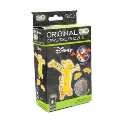 3D Crystal Puzzle - Disney Tigger (Orange/Black): 38 Pcs