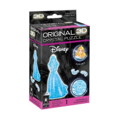 3D Crystal Puzzle - Disney Aurora (Aqua): 39 Pcs