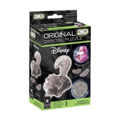3D Crystal Puzzle - Disney Cheshire Cat (Black): 36 Pcs