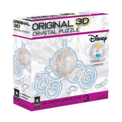 3D Crystal Puzzle - Disney Cinderella's Carriage (Clear): 71 Pcs