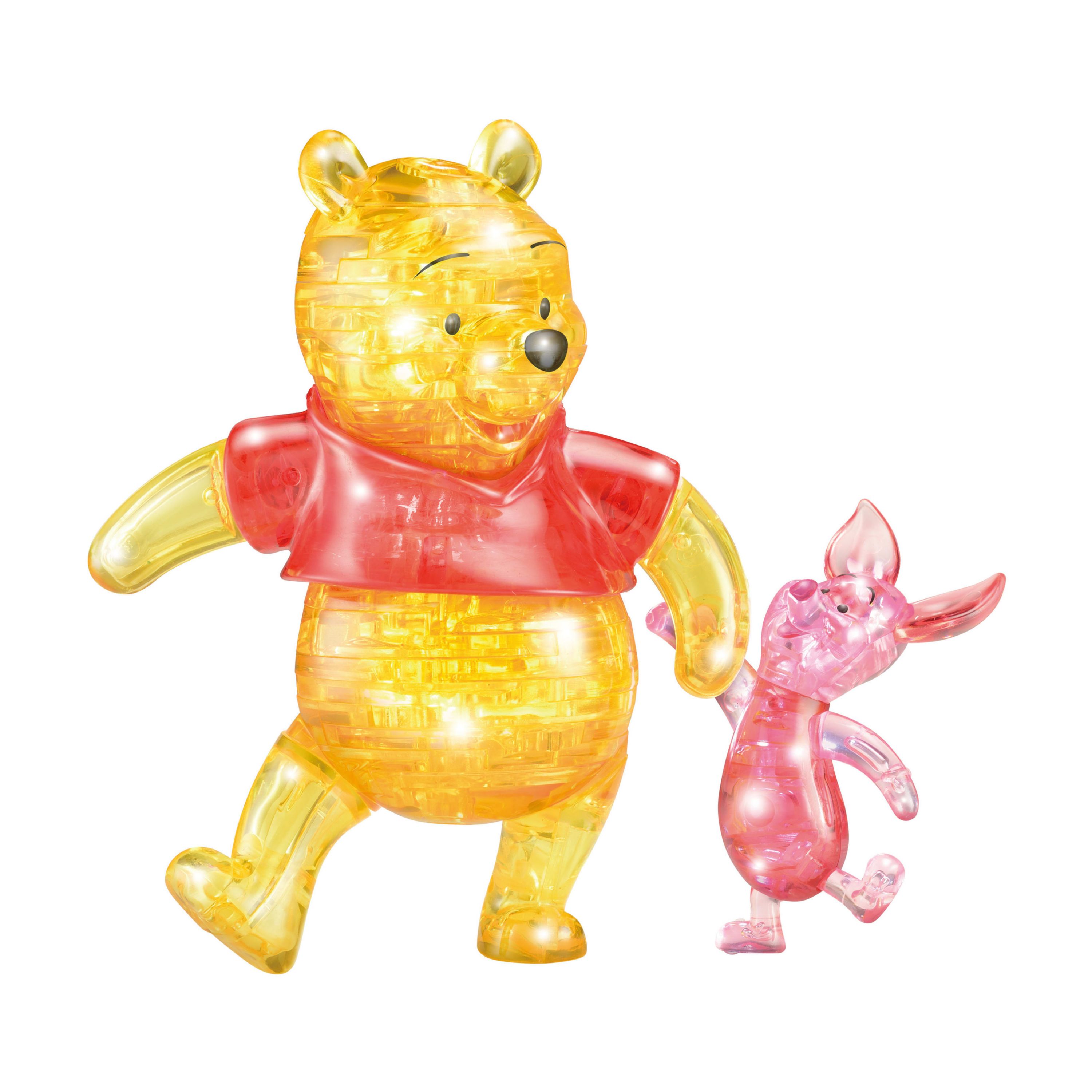 3D Crystal Puzzle - Disney Winnie the Pooh and Piglet (Multi-color): 57 Pcs