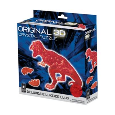 3D Crystal Puzzle - T-Rex (Red): 49 Pcs