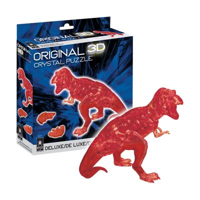 3D Crystal Puzzle - T-Rex (Red): 49 Pcs