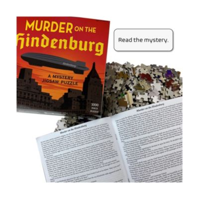 Murder on the Hindenburg Classic Mystery Jigsaw Puzzle: 1000 Pcs