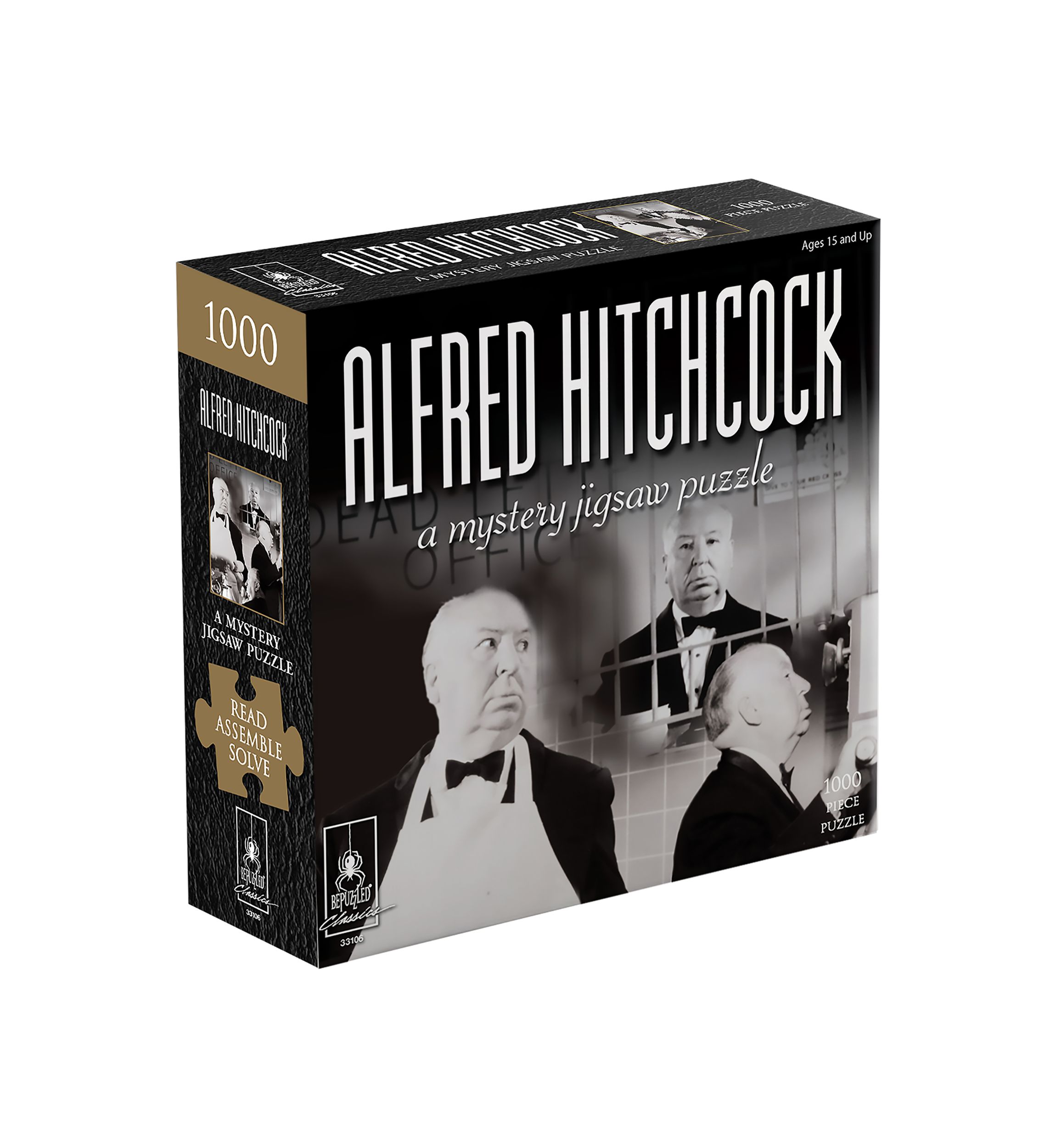 Alfred Hitchcock Mystery Jigsaw Puzzle: 1000 Pcs
