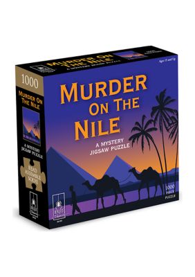 Murder on the Nile Classic Mystery Jigsaw Puzzle: 1000 Pcs